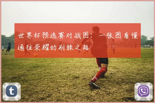 世界杯预选赛对战图：一张图看懂通往荣耀的荆棘之路